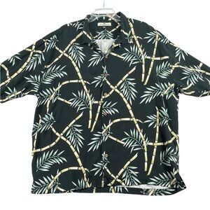Men's Tommy Bahama 100%‎ Silk Short Sleeve Button Down XXL 0011